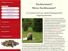 Tablet Screenshot of nacktscanner.org